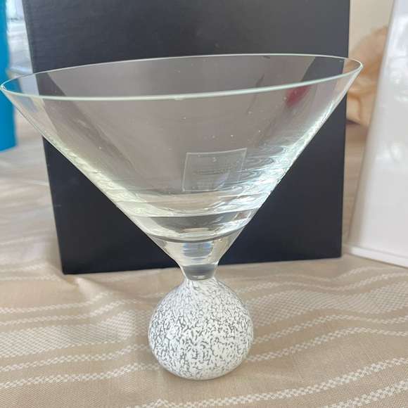 Luminescence‎ Glass Crystal Ball Base/ Stem Martini Glasses (set of 2), Romania - Picture 10 of 12
